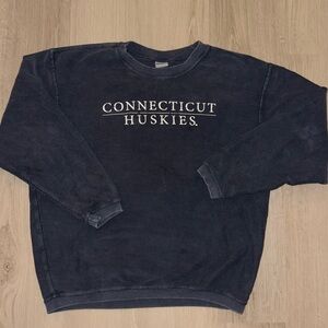 Connecticut Huskies Navy Blue Sweater